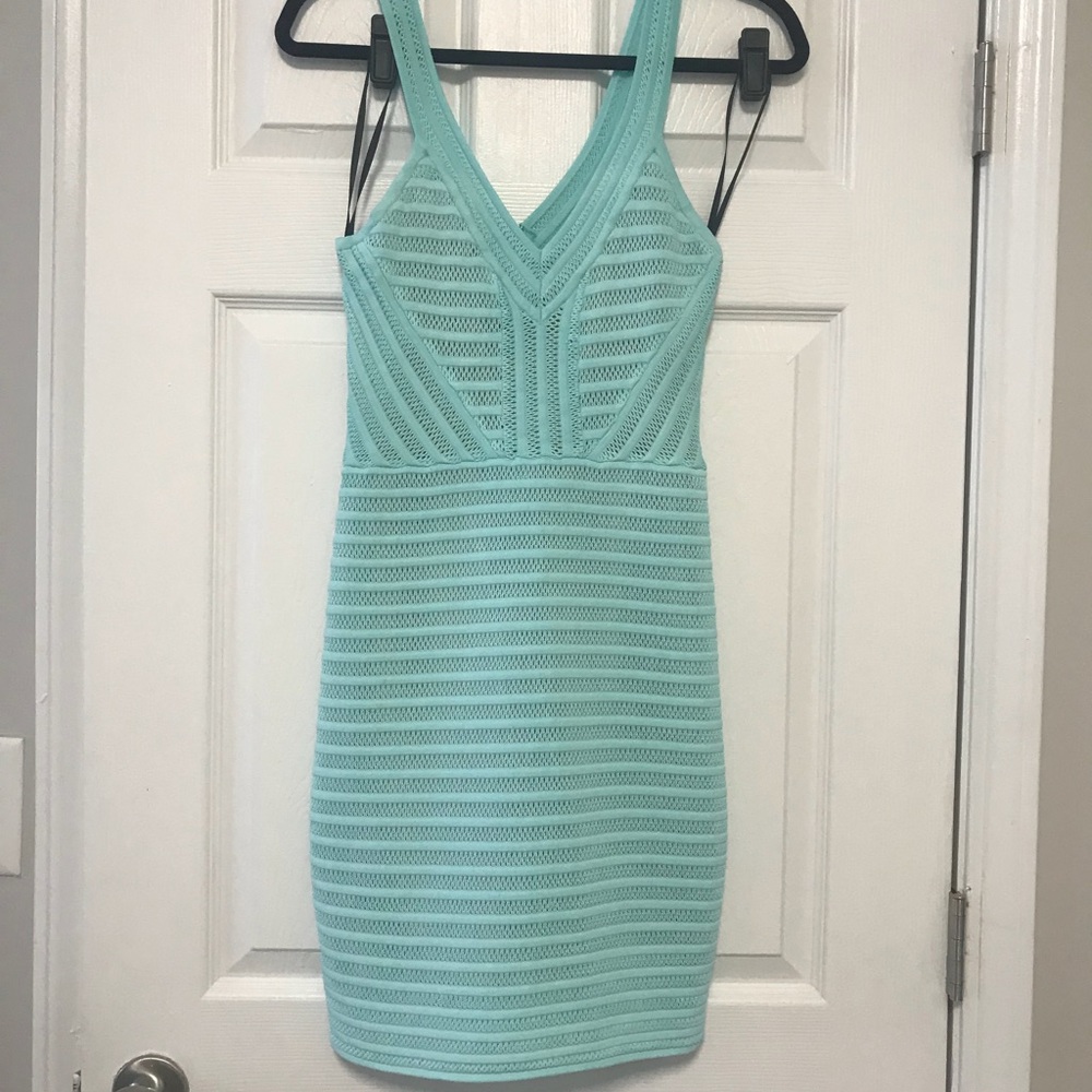 Bebe Aqua Dress